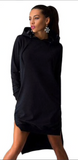 Pockets Pullover Casual/Sport Hooded Dress - reign-aesthetics