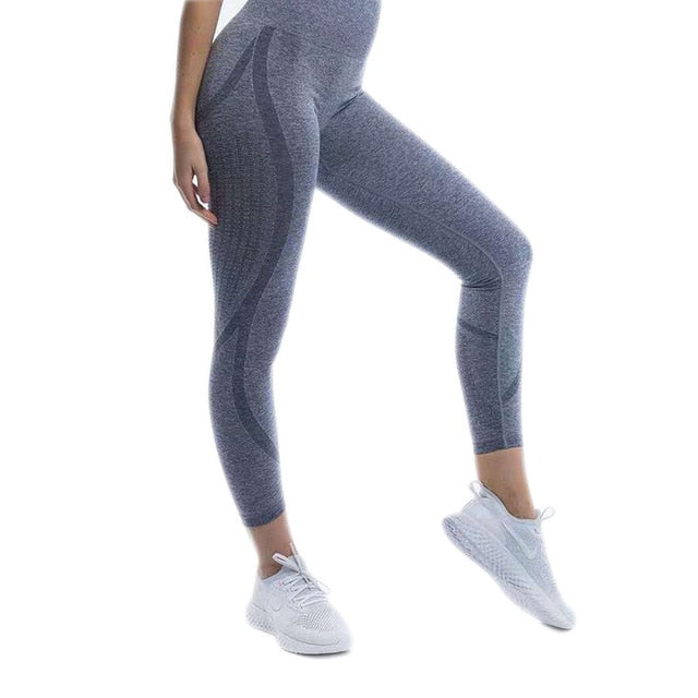 Seamless High Waist Gym Fitness Leggings - reign-aesthetics