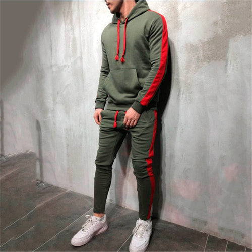 Hip Hop Tracksuit Gym Jogging Suits 2pcs Set - reign-aesthetics