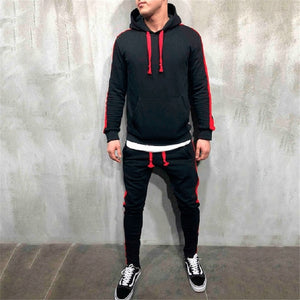 Hip Hop Tracksuit Gym Jogging Suits 2pcs Set - reign-aesthetics