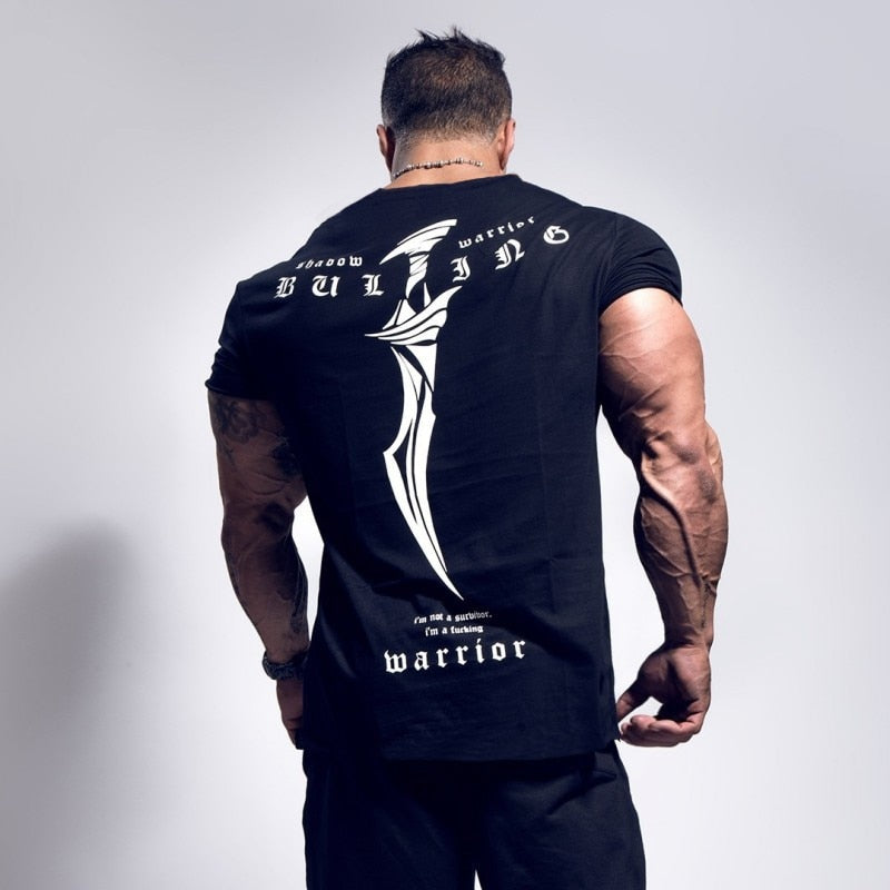 Fashion Bodybuilding And Fitness Short Sleeve T-shirt - reign-aesthetics