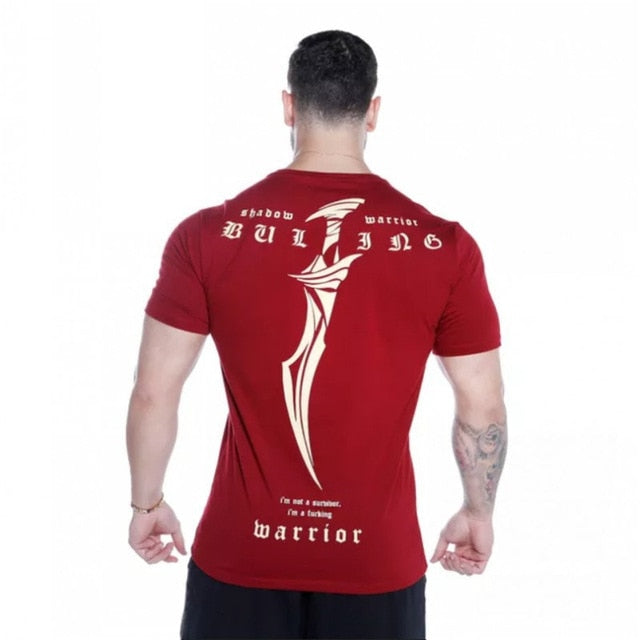 Fashion Bodybuilding And Fitness Short Sleeve T-shirt - reign-aesthetics