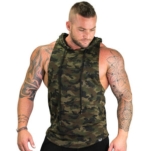 Camouflage Stringer Hoodies - reign-aesthetics