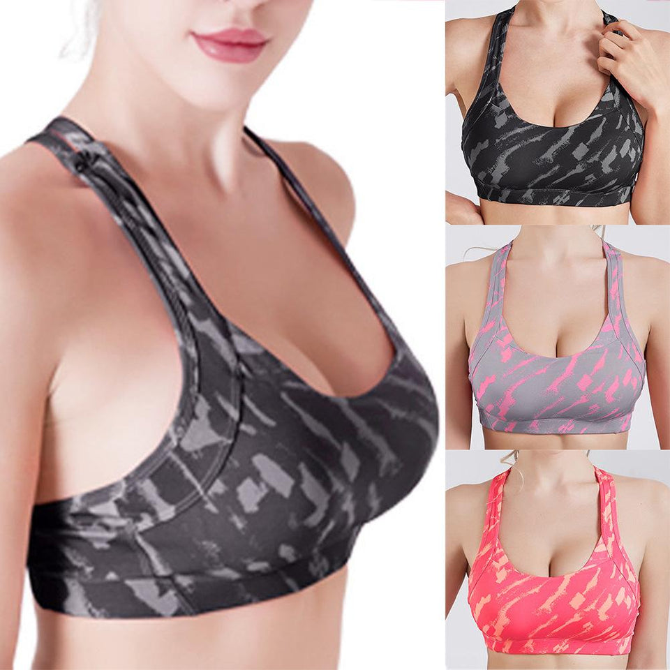 Cross Strap Back Women Sports Bra - reign-aesthetics