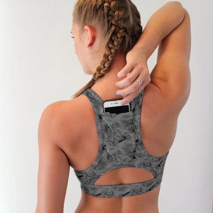 Phone Pocket Underwear Sports Bra - reign-aesthetics