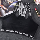 Letter Sports Bra - reign-aesthetics