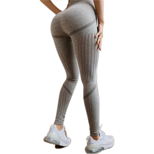 Seamless High Waist Gym Fitness Leggings - reign-aesthetics