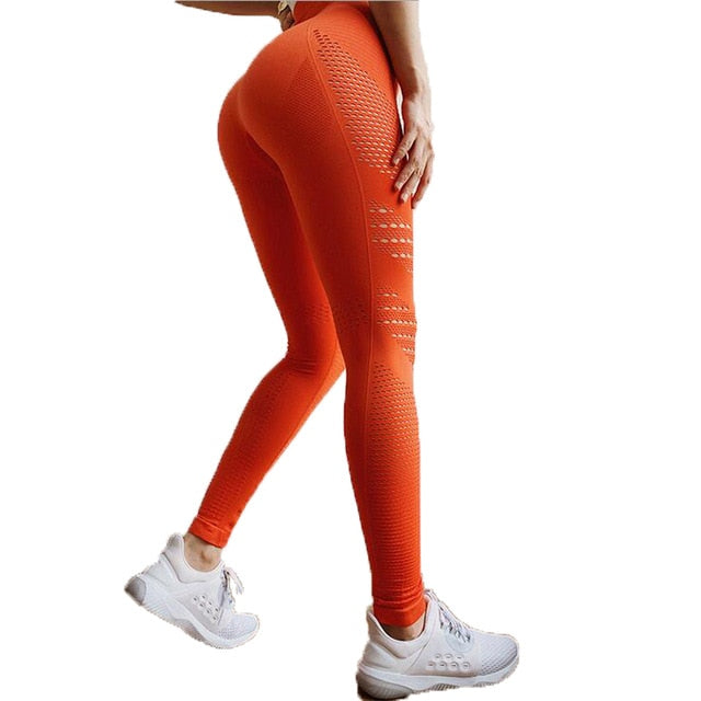 Seamless High Waist Gym Fitness Leggings - reign-aesthetics